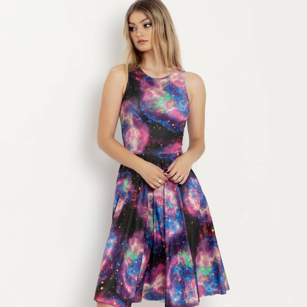 NWT Galaxy Supernova Princess Midi Dress